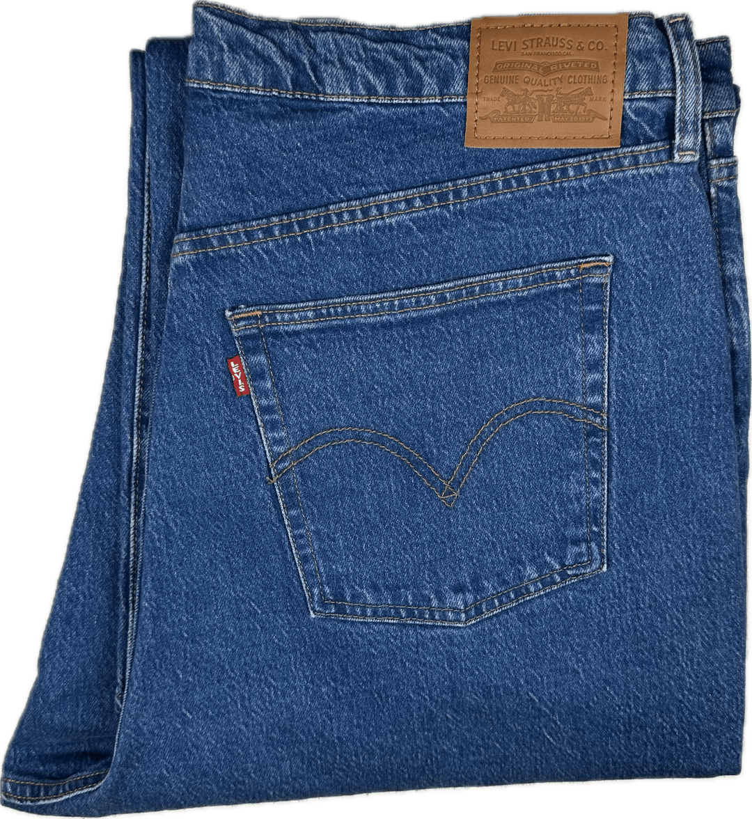 Levis Ladies ‘Ribcage Straight Ankle’ Jeans  - Size 16W