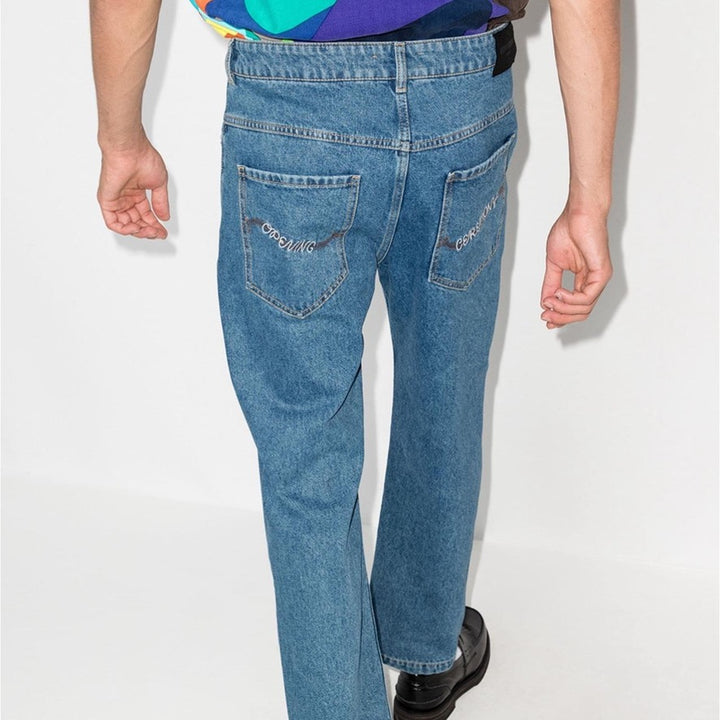 Opening Ceremony Italian Mens Relaxed Denim Logo Jeans -Size 31