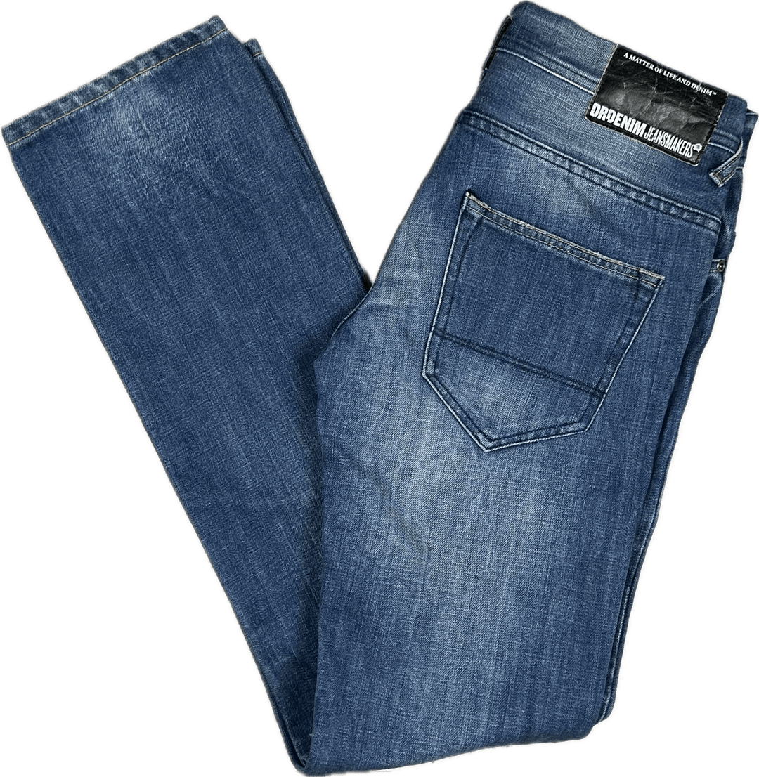 Dr Denim 'Terence' Stretch Button Fly Slim Fit Jeans - Size 32/34 - Jean Pool