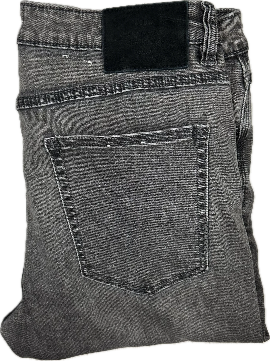 NEUW Mens 'Ray Tapered' Aged Black Denim Jeans - Size 32/30