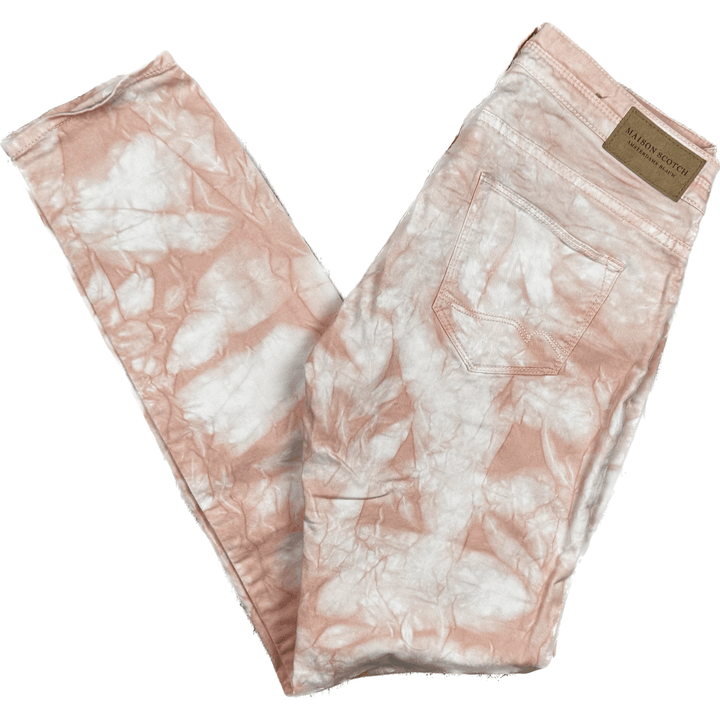 Maison Scotch 'La Parisienne' Tie Dye Effect Jeans - Size 27/32 - Jean Pool