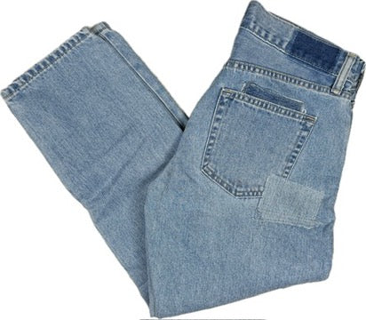 Ralph Lauren 'Avery Boyfriend' Patchwork Denim Jeans - Size 26