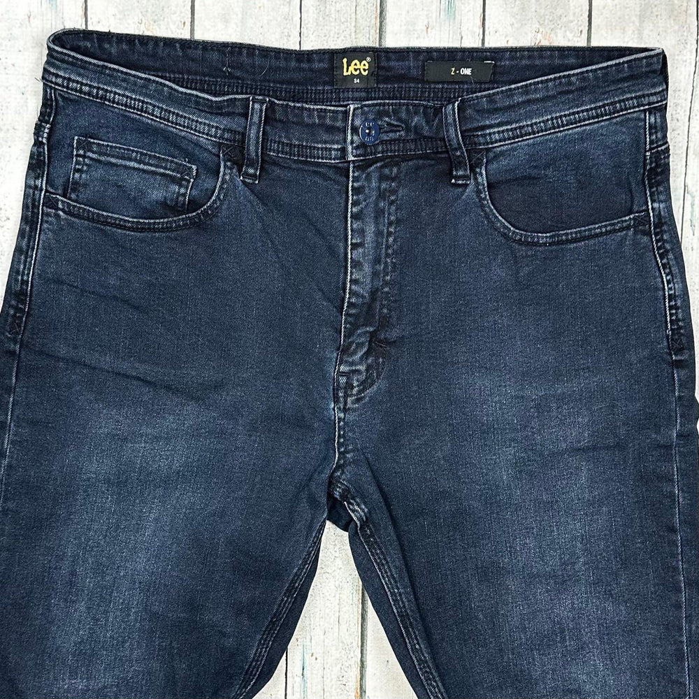 Lee Mens 'Z- One' Dark Wash Skinny Jeans - Size 34 - Jean Pool