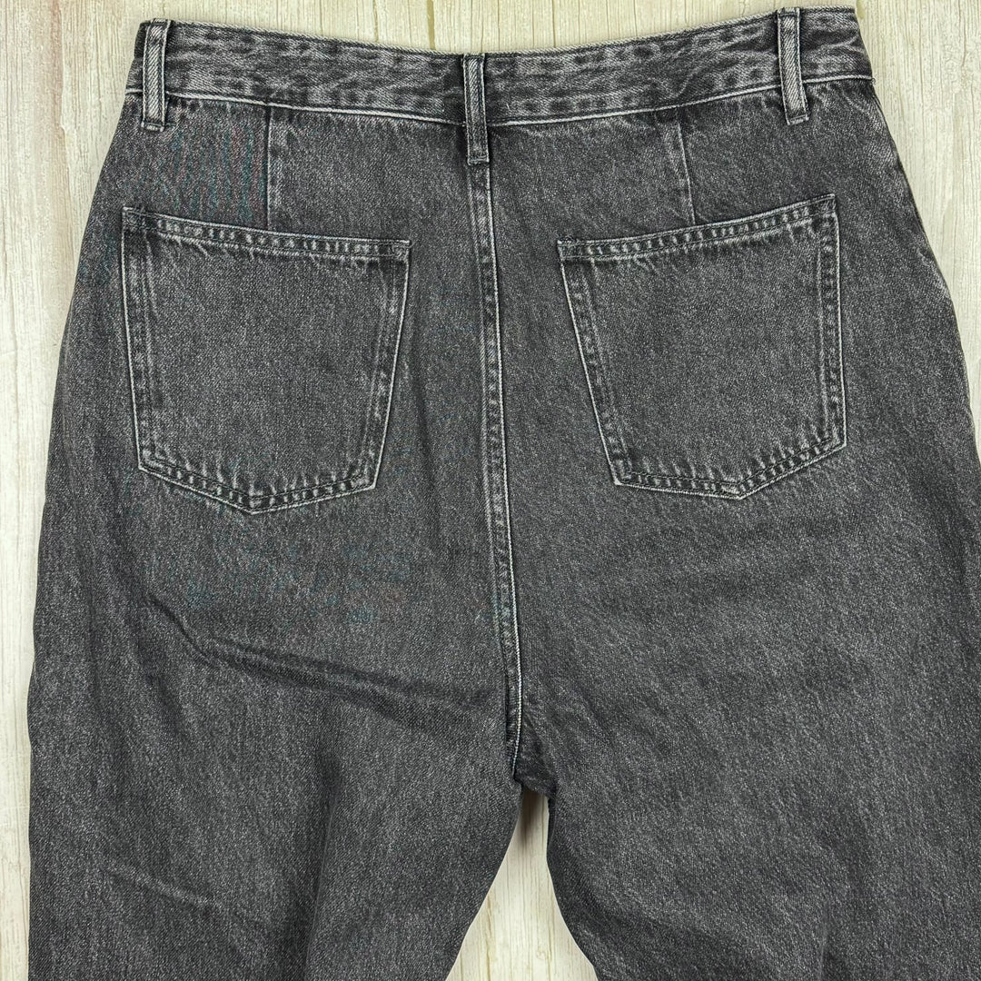 Gorman Tapered Mom Fit Charcoal Ladies Jeans - Size 12