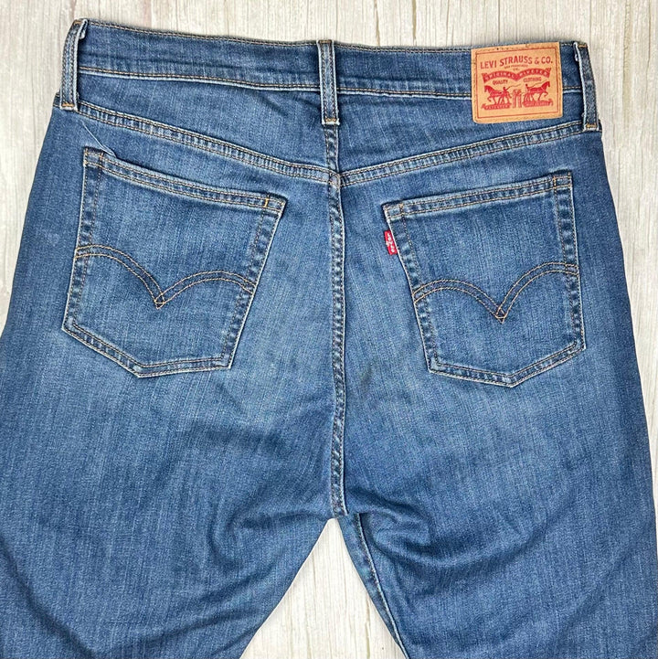 Levis ‘Wedgie Straight’ Ladies Stretch Denim Jeans - Size 31 - Jean Pool
