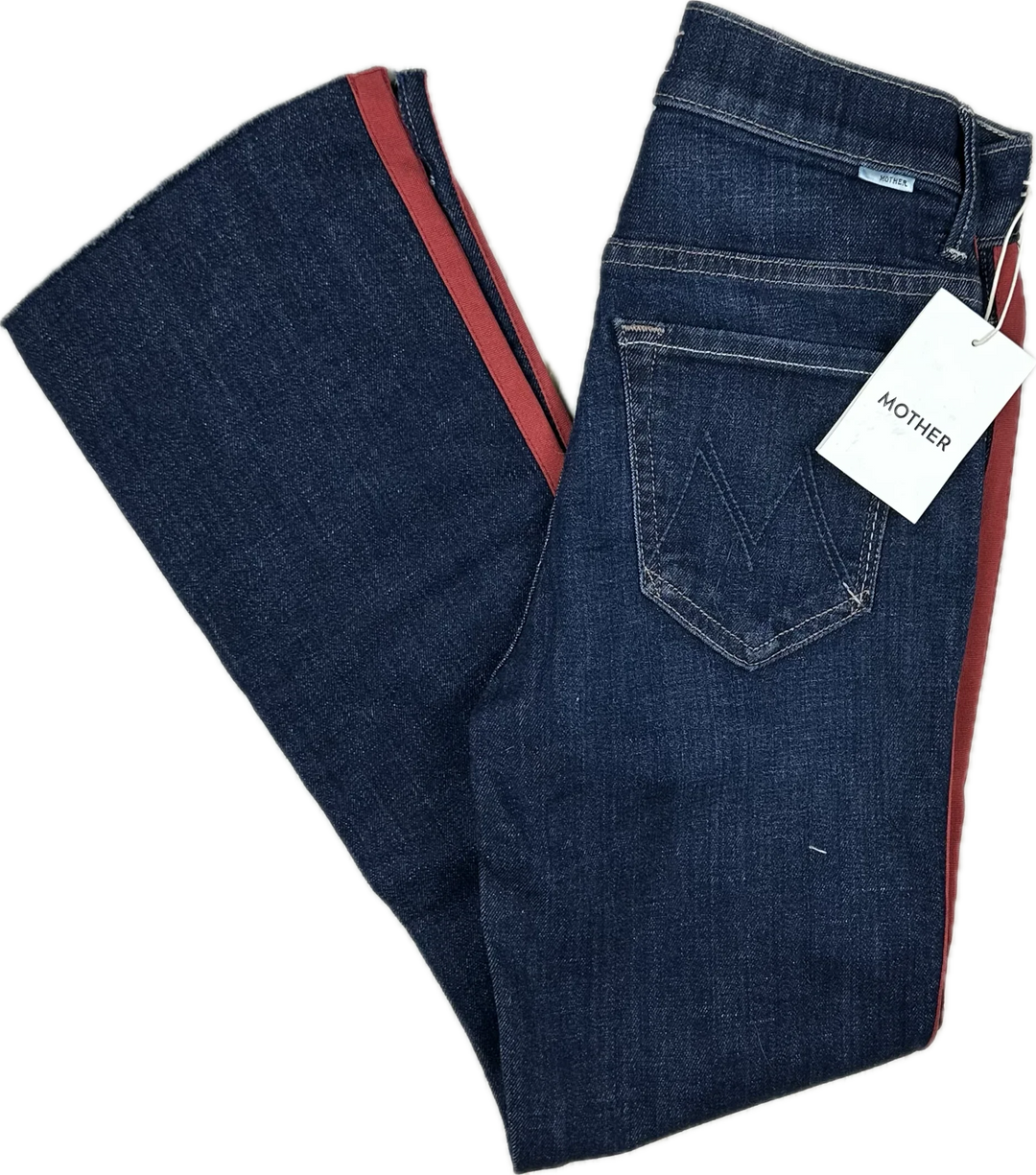 NWT- Mother 'The Insider Crop Fray'  Speed Racer Jeans - Size 23