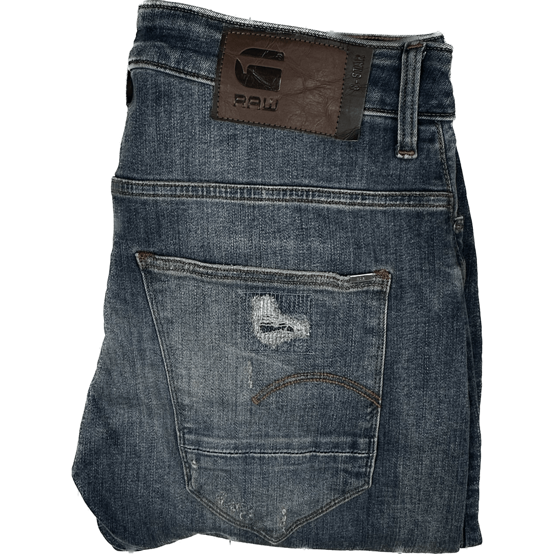 Men's G Star RAW 'Arc 3D Slim' Distressed Jeans -Size 31/30 - Jean Pool
