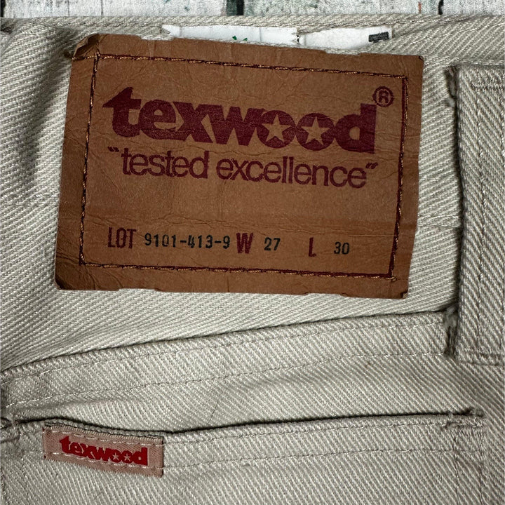 Genuine 1970's USA Vintage Flares by Texwood -HTF - Jean Pool