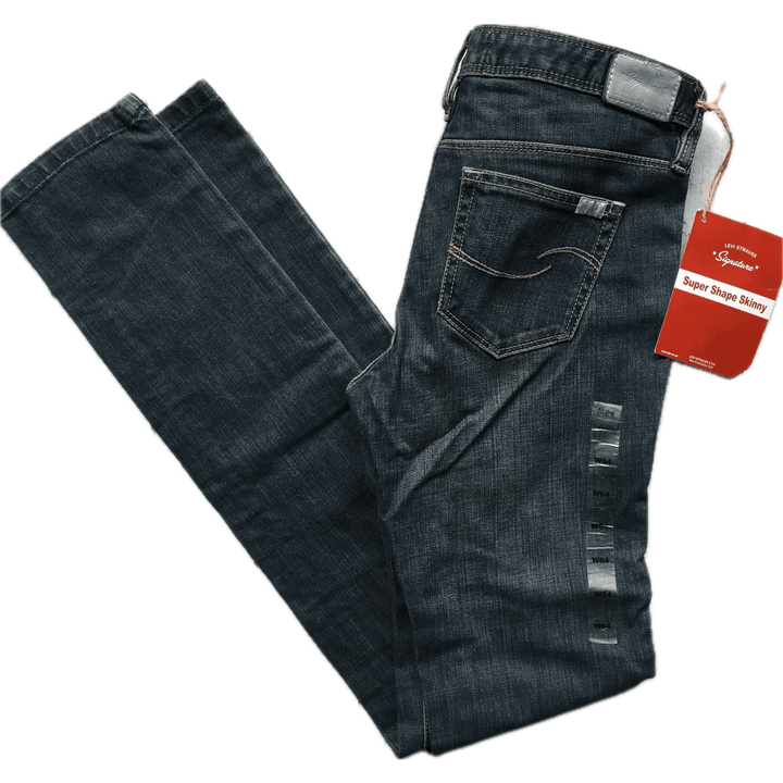 NWT - Levis Signature Slim Straight Blue -Size 25 - Jean Pool