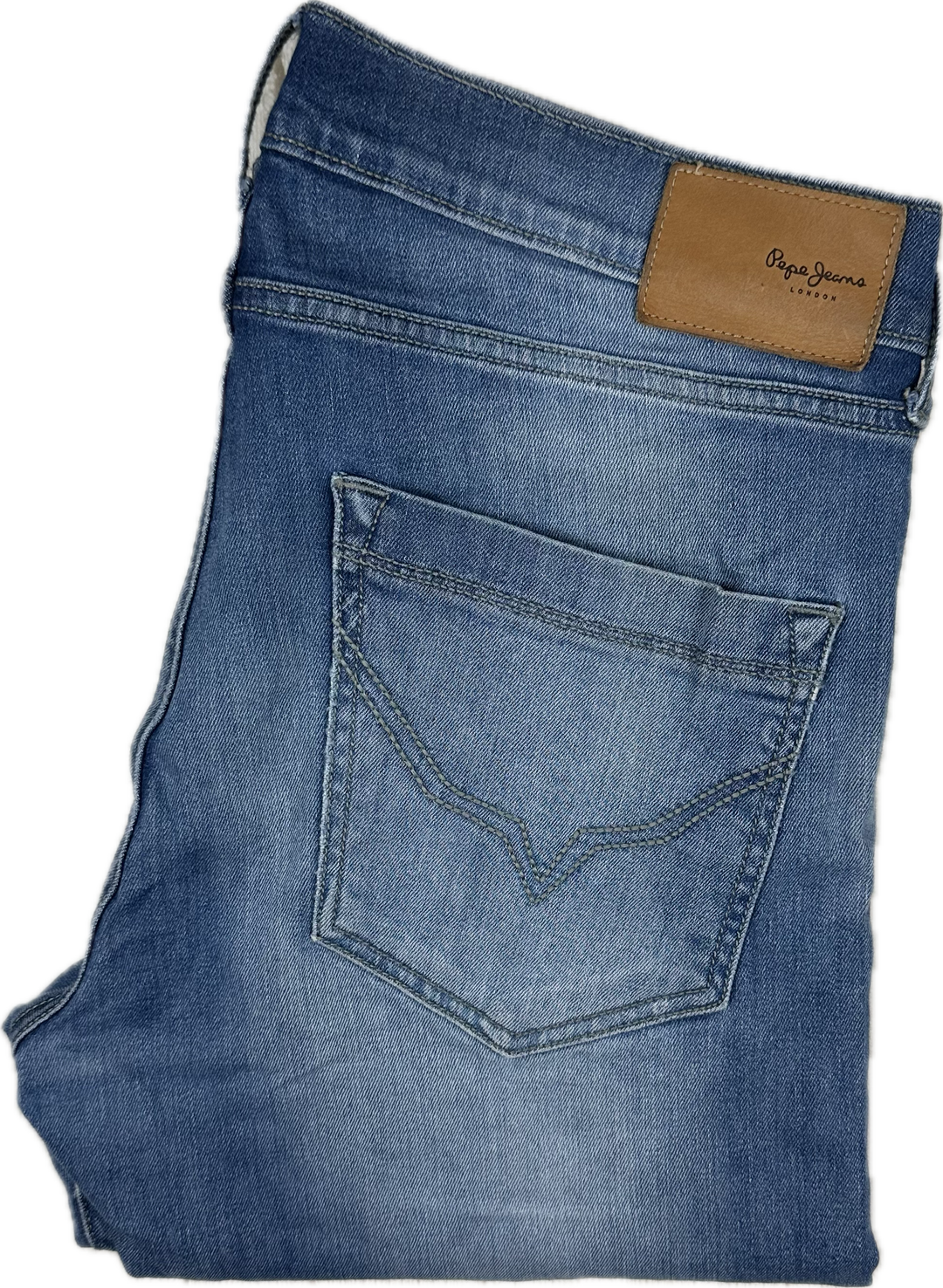 Pepe London- Mens "Vapour" Stretch Slim Fit  Jeans- Size 32