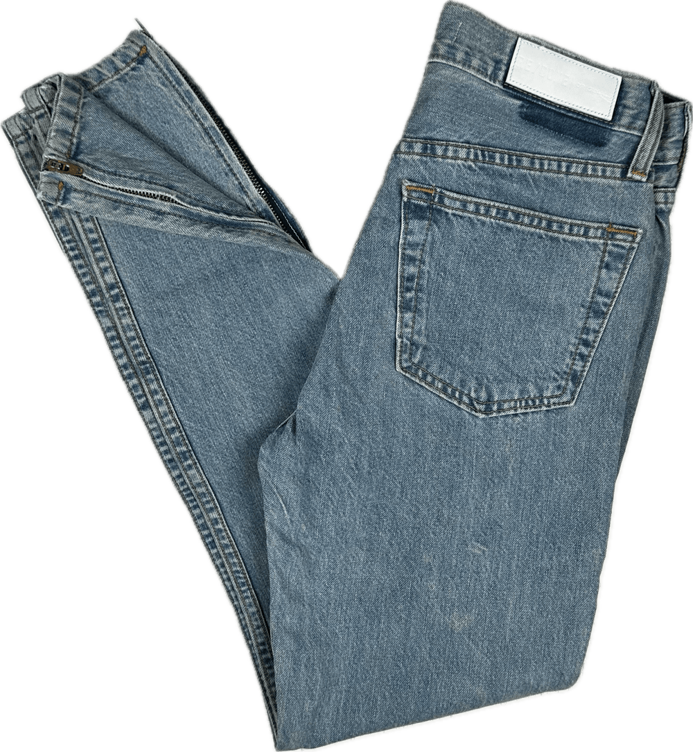 RE/DONE Tapered Zip Ankle Jeans - Size 25 - Jean Pool