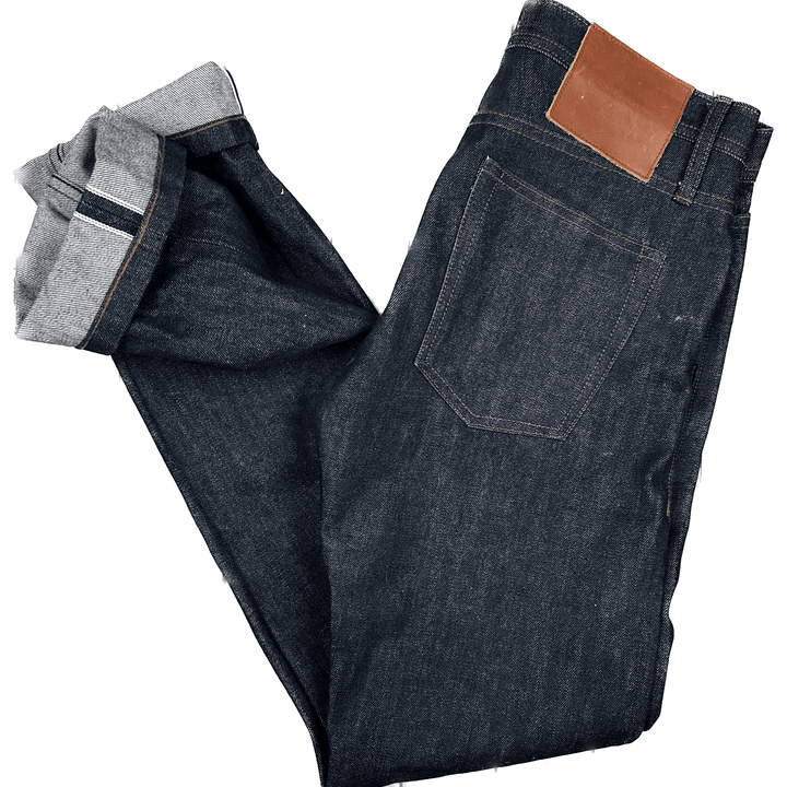 The Unbranded Brand UB101 Skinny Fit 14.5oz Selvedge Denim -Size 30 - Jean Pool