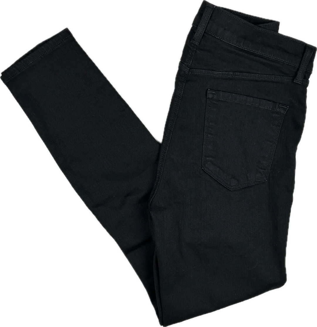 J Brand 'Alana' Vanity Black Skinny Jeans - Size 27"