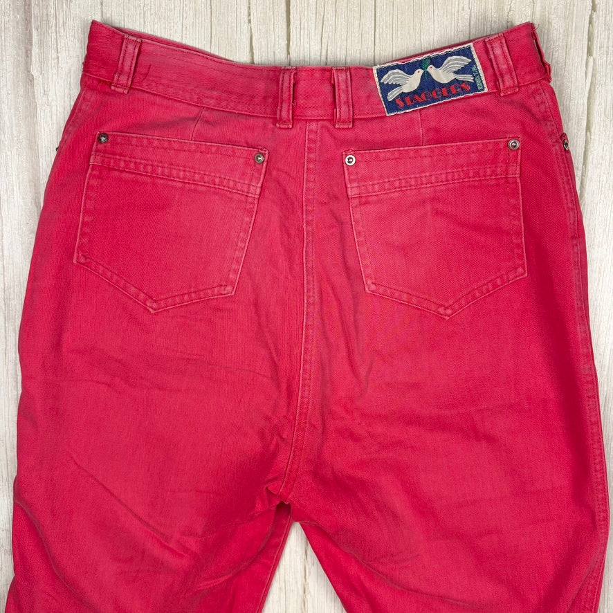 Staggers by Joseph Saba Vintage 1980's Red Jeans - Hard to find!