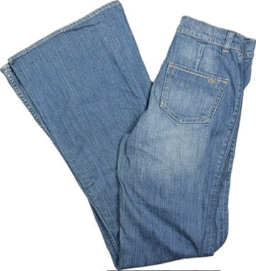 Victoria Beckham DVB Mid Rise Flare Jeans - Size 27/36