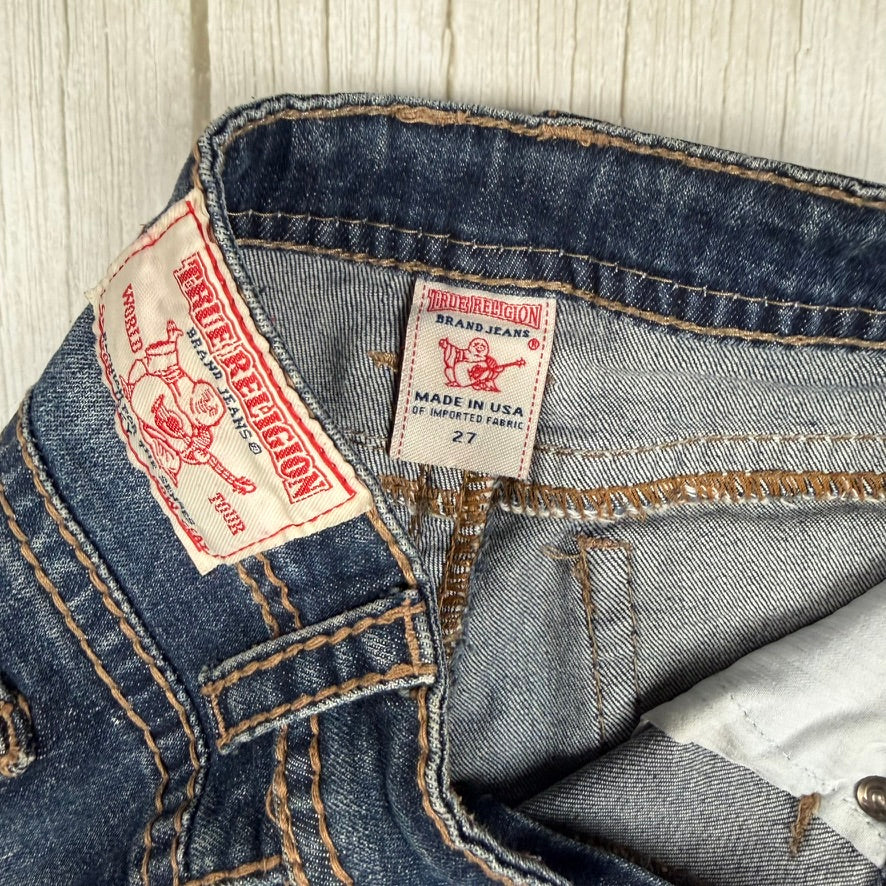True Religion 'Joey' Low Rise Straight Jeans- Size 27