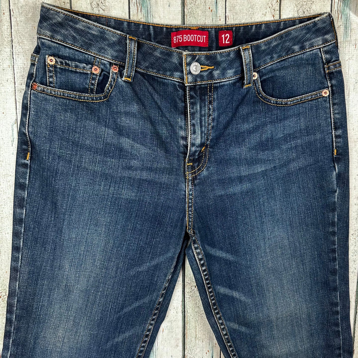 Levis 875 Y2K Bootcut Stretch Jeans- Size 12 - Jean Pool