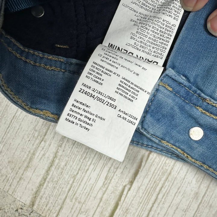 Basler 'Julienne' Mid Slim Crop Jeans - Size 16