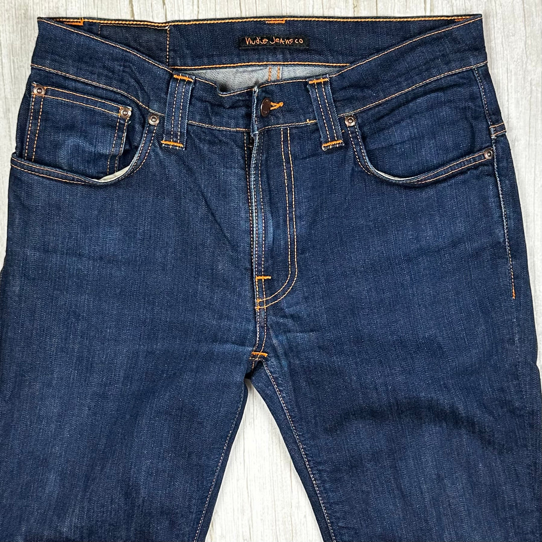 Nudie Jeans Co. 'Thin Finn' Men's Dry Ecru Embo - Size 33/32