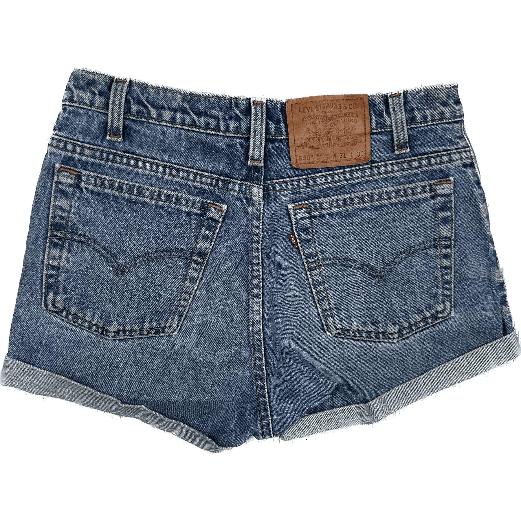 Levi 550 shorts womens sales