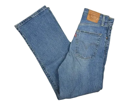 Levis Ladies ‘Ribcage Straight’ Button Fly Jeans  - Size 27