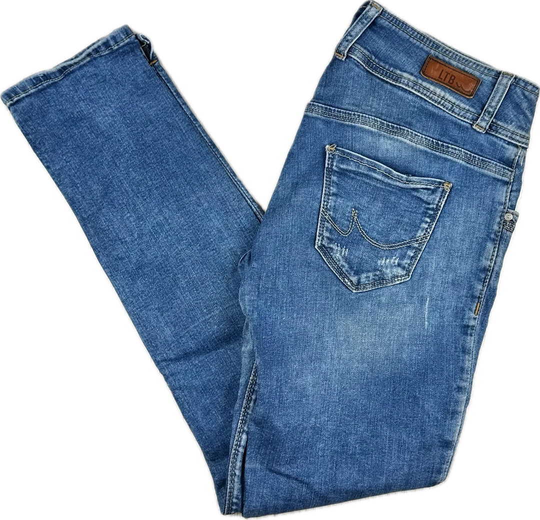 LTB Ladies 'Georget' Ankle Slim Distressed Jeans -Size 29