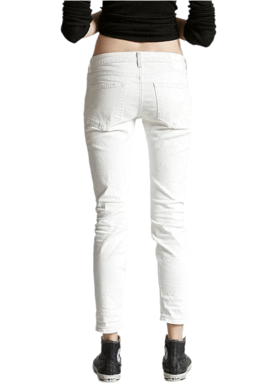 R13 Made in Italy 'Boy Skinny' White Jeans- Size 29