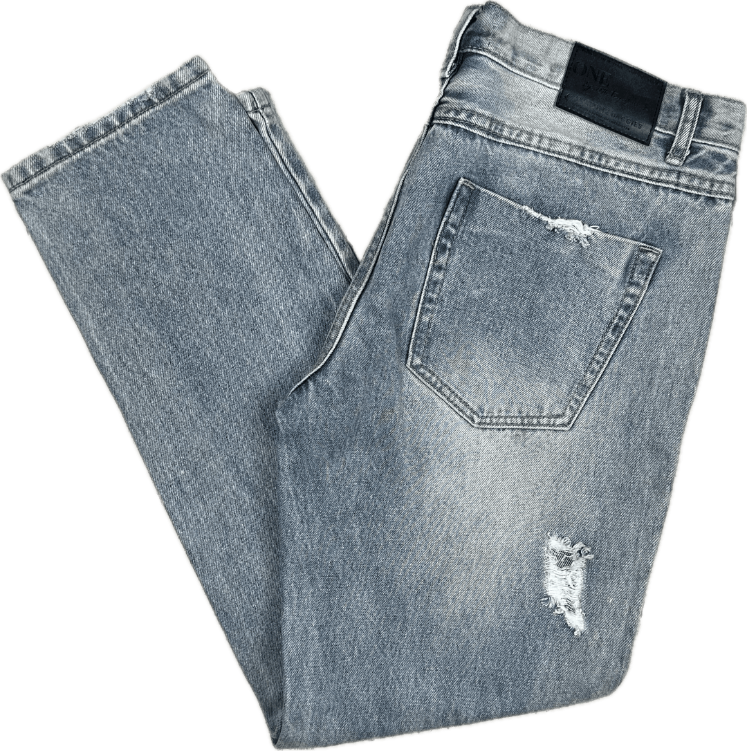 One Teaspoon Ladies Destroyed 'Awesome Baggies' Jeans - Size 31 or 13AU - Jean Pool