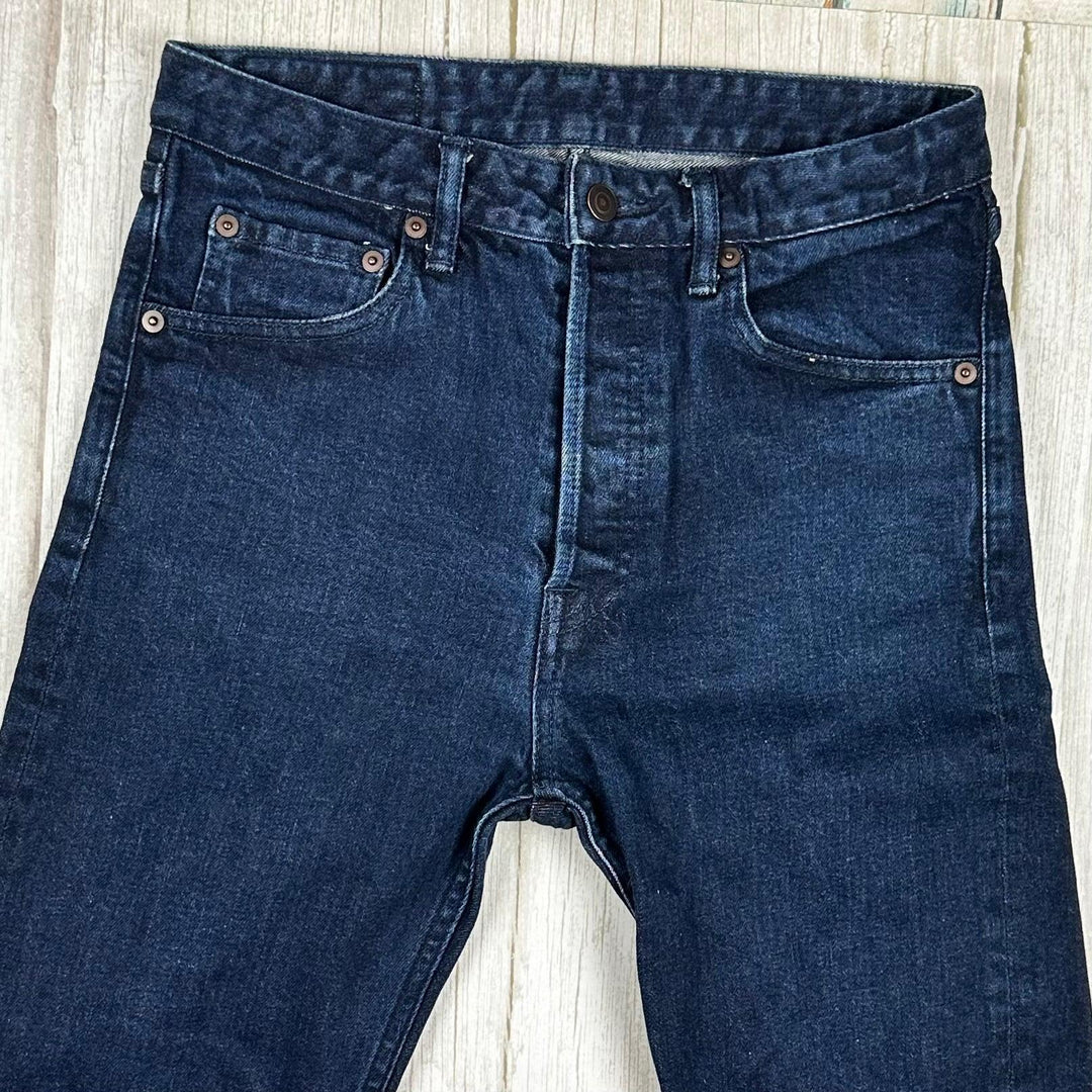 Bassike Made in Japan Classic Crop Jean -Size 26 - Jean Pool