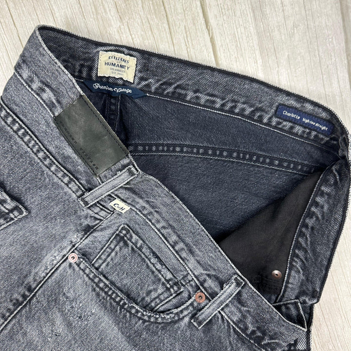 Citizens of Humanity 'Charlotte' High Rise Straight Jeans - Size 31