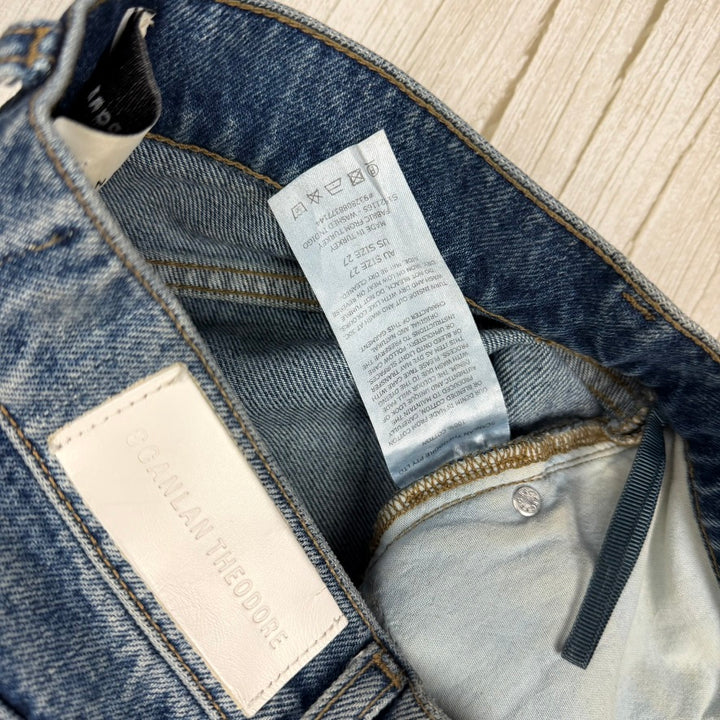 Scanlan & Theodore  High Rise Washed Indigo Jeans- Size 27