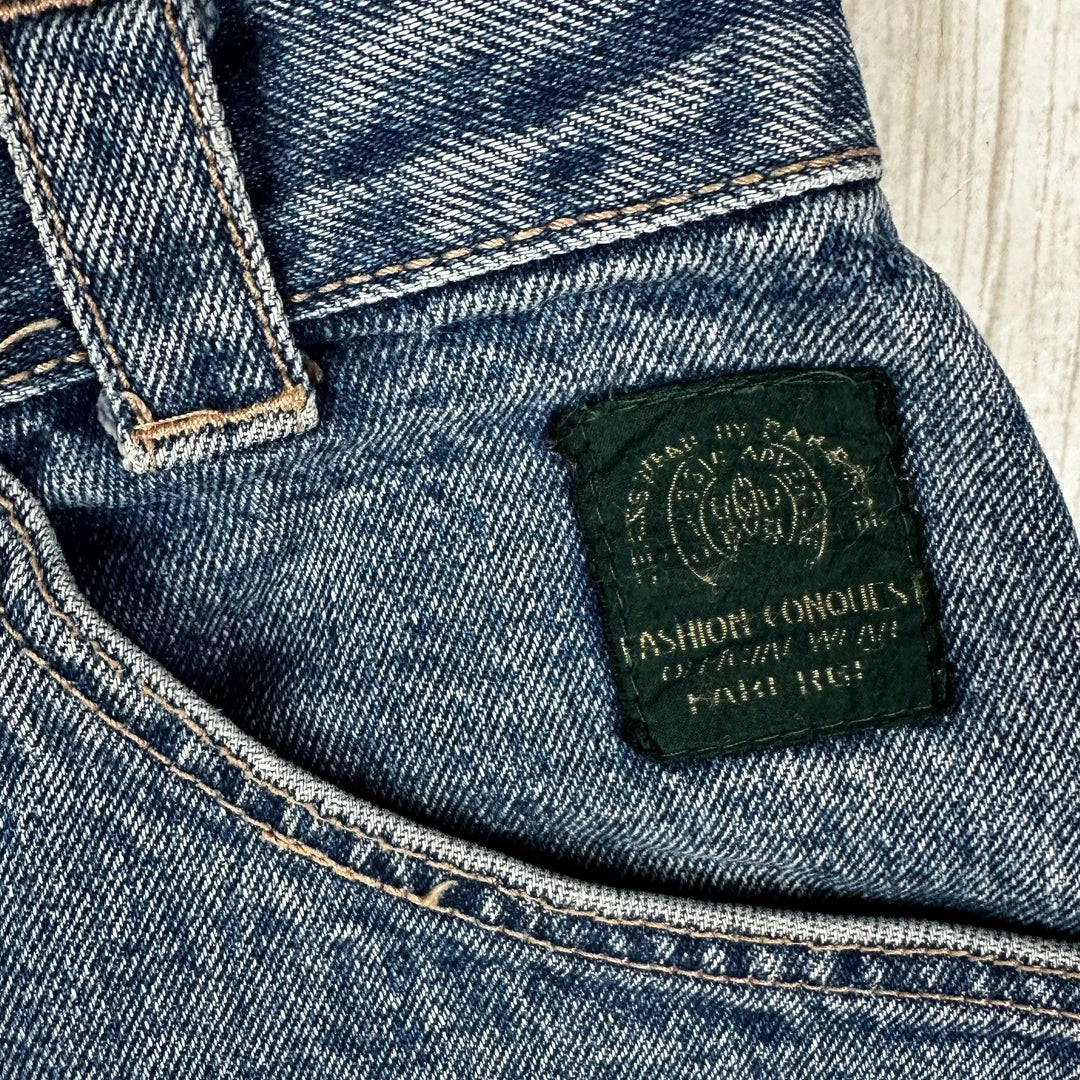 Fabergé Vintage 1980's High Waist Baggies Jeans- Suit Size 8/9