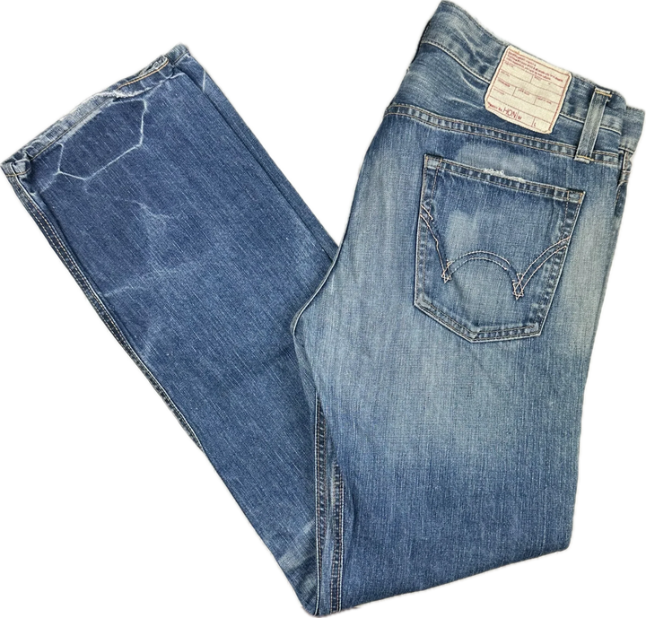 Edwin Made in Japan - Straight Bootleg Denim Jeans -Size 36/34