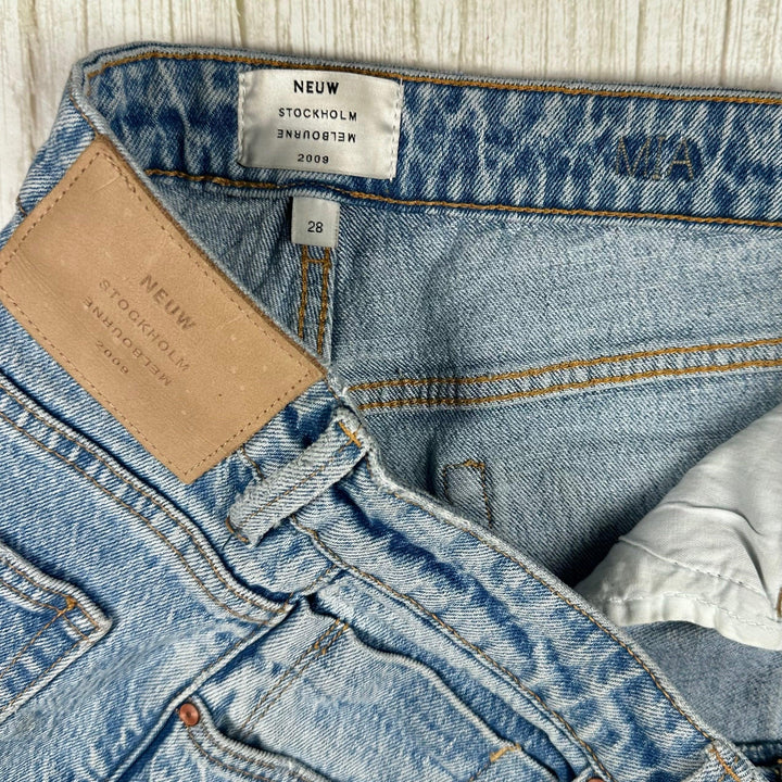 NEUW Ladies 'Mia' Low Rise Straight Leg Jeans - Size 28