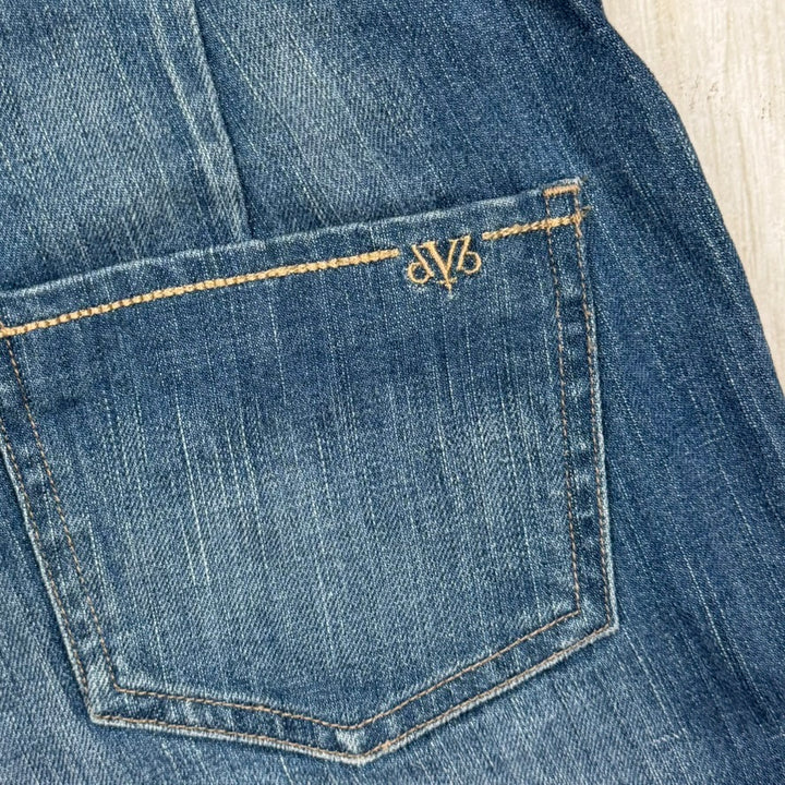 Victoria Beckham DVB Mid Rise Flare Jeans - Size 27/36