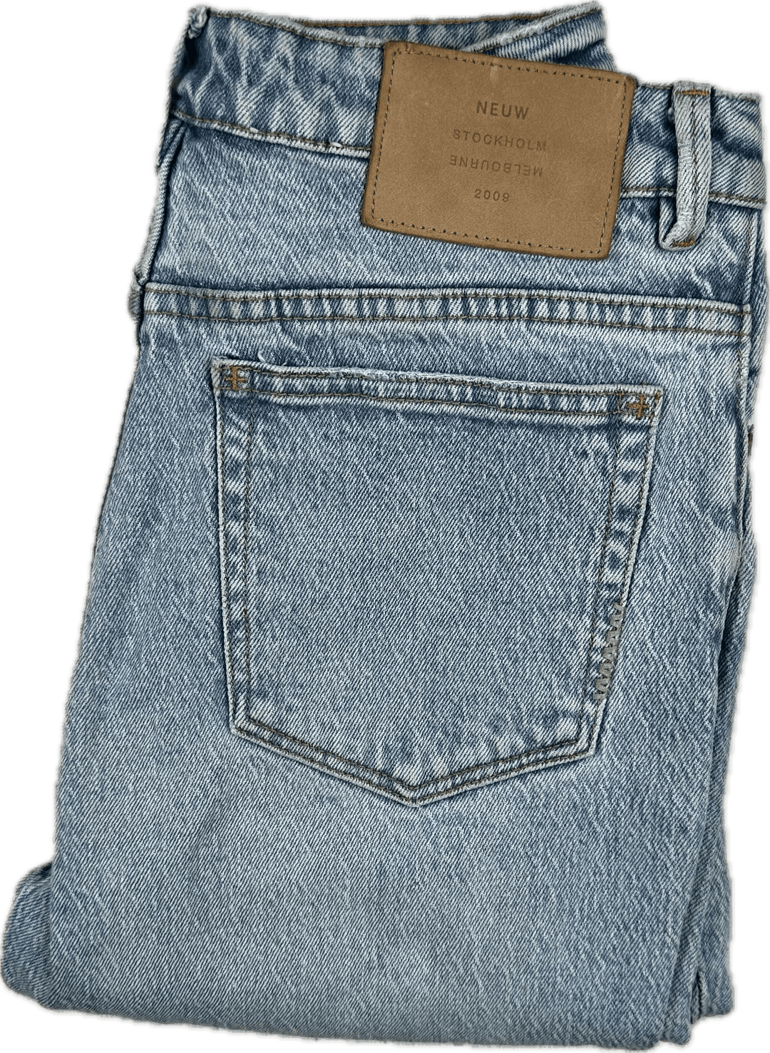 NEUW Ladies 'LOLA' High Rise Light Wash Jeans - Size 27 - Jean Pool