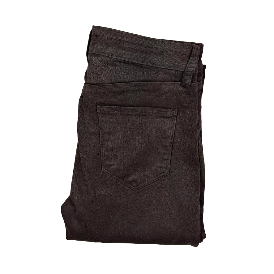 L'Agence 'Margot' Skinny Chocolate Crop Jeans- Size 26