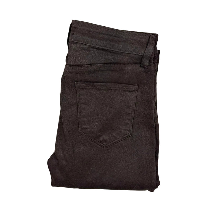 L'Agence 'Margot' Skinny Chocolate Crop Jeans- Size 26