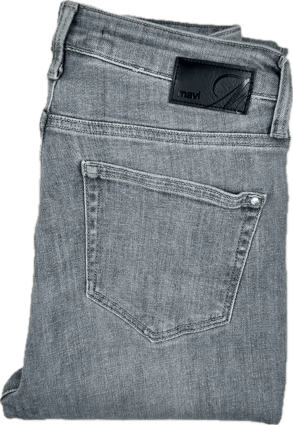 Mavi Ladies 'Scarlett' Grey High Super Skinny Jeans -Size 27 - Jean Pool