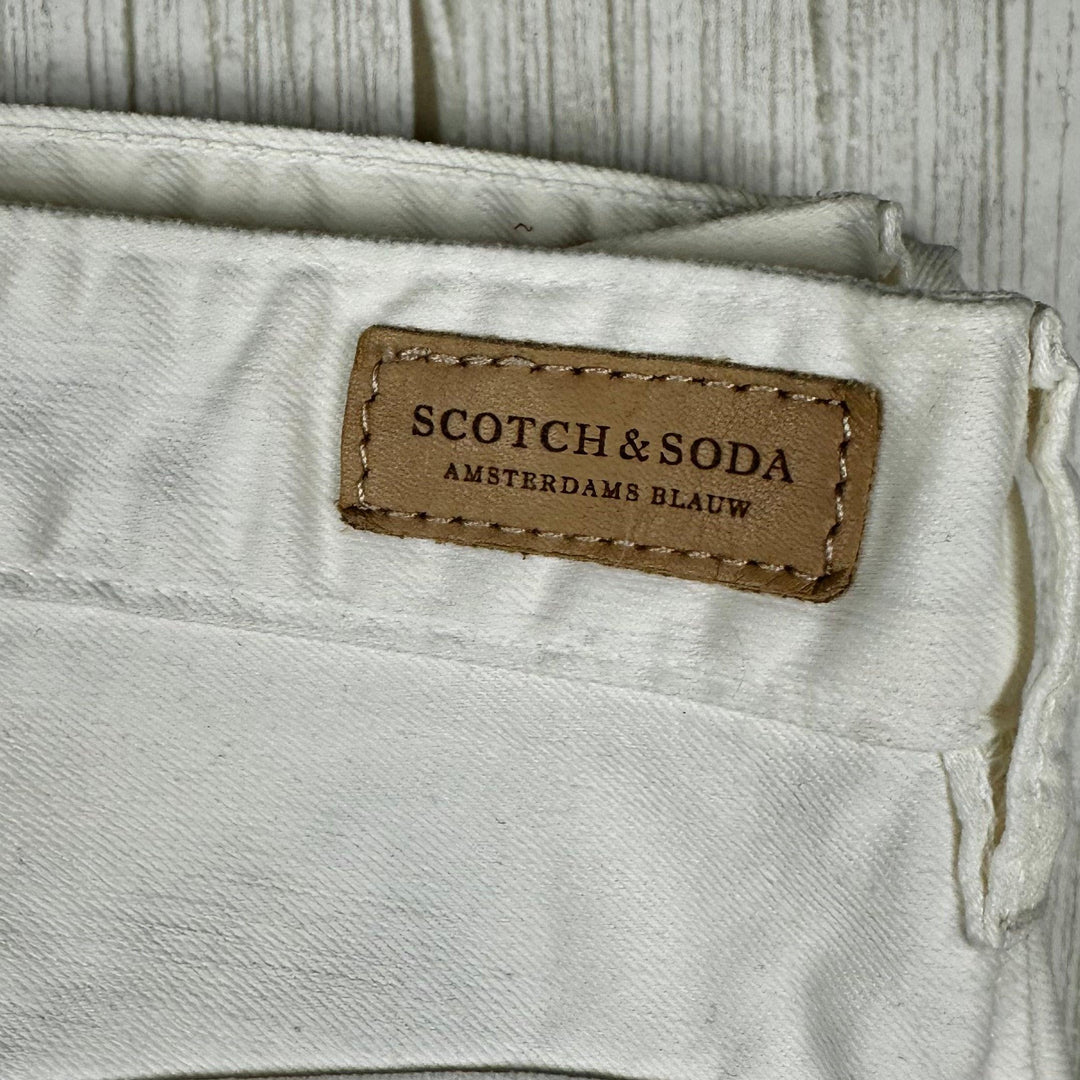 Scotch & Soda White "L'Adorable Boyfriend" Jeans  -Size 27