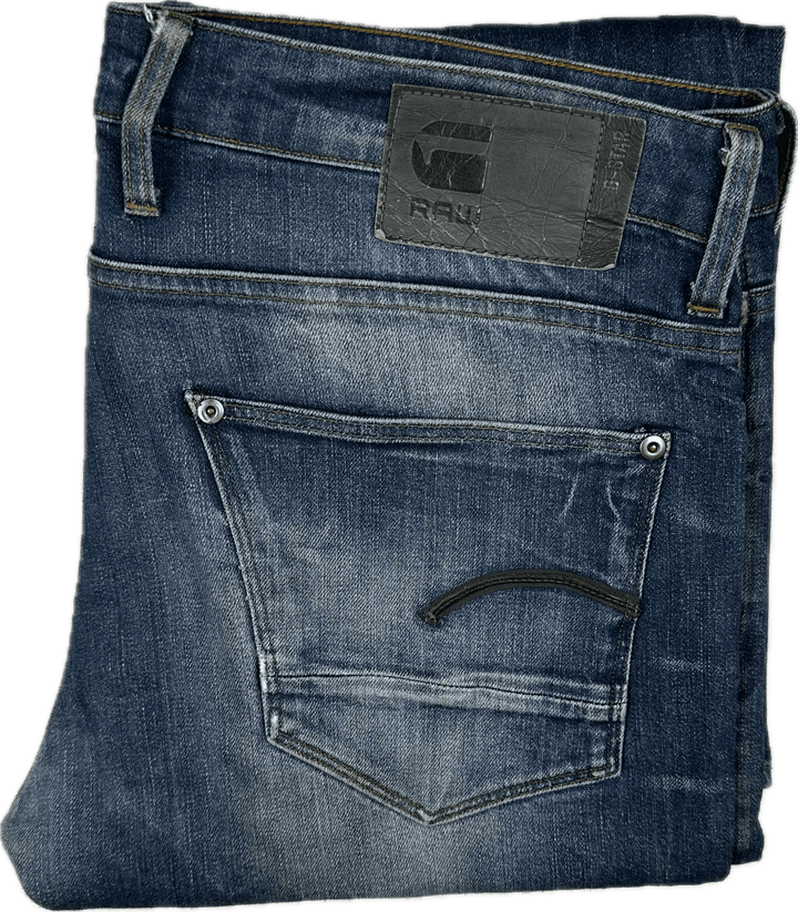 G Star 'Revend Straight' Denim Jeans -Size 36/32