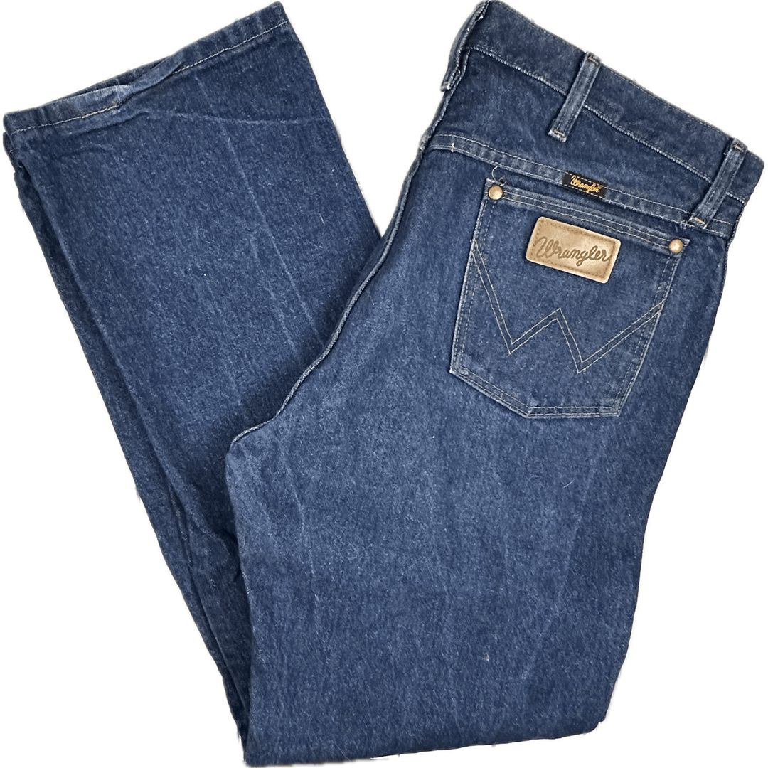 Wrangler Classic Straight Fit Jeans - Size 34/32 - Jean Pool