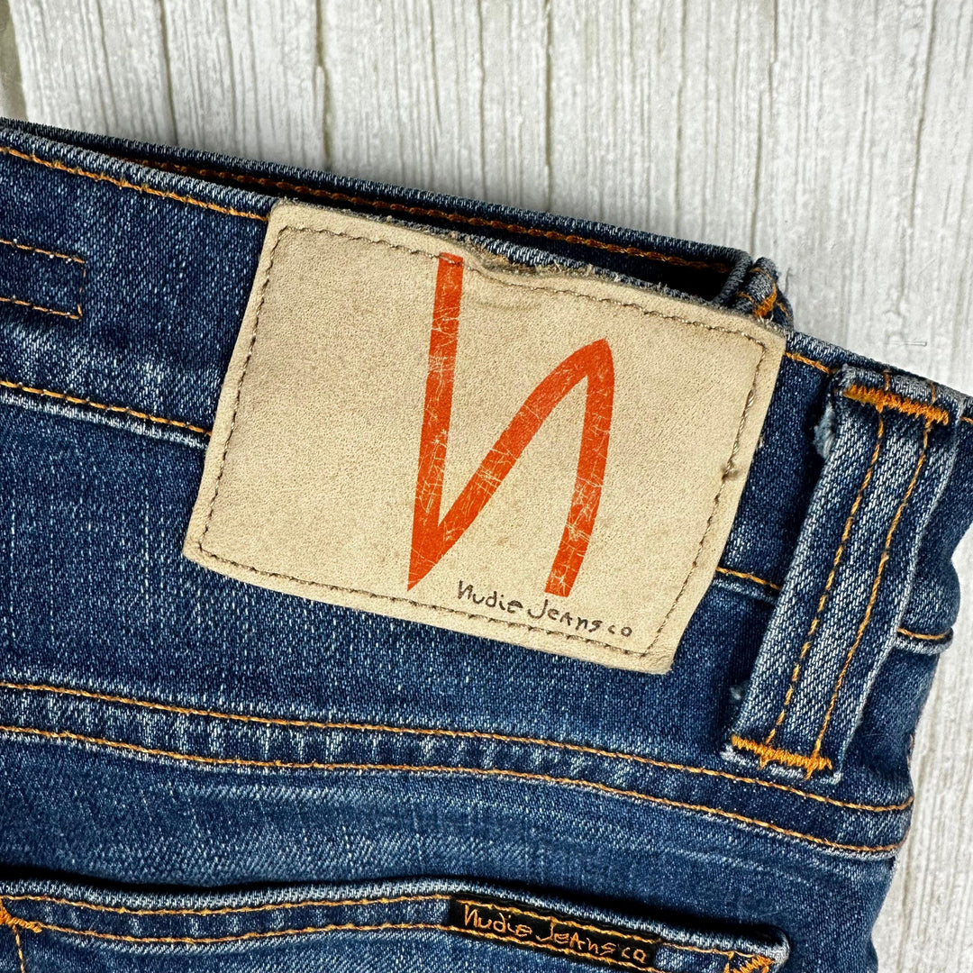 Nudie 'High Kai' Dark Used Denim Jeans- Size 27S