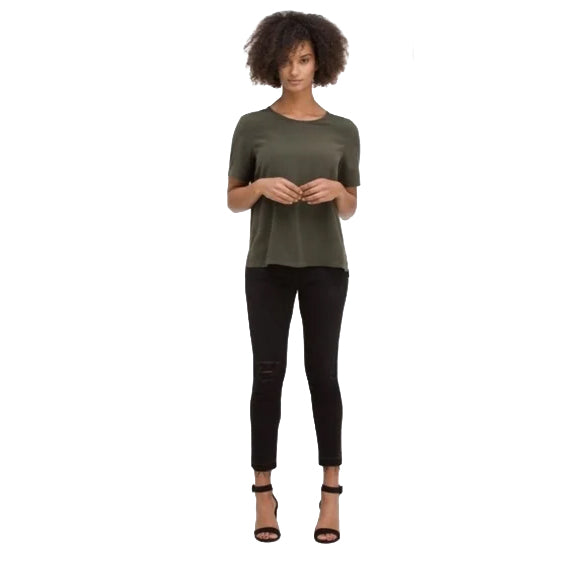 AG Adriano Goldschmied 'The Stilt Crop' Black Jeans- Size 25