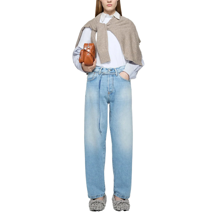 Acne Studios '1991 Toj' Light Blue Trash Unisex Jeans - Size 29/32