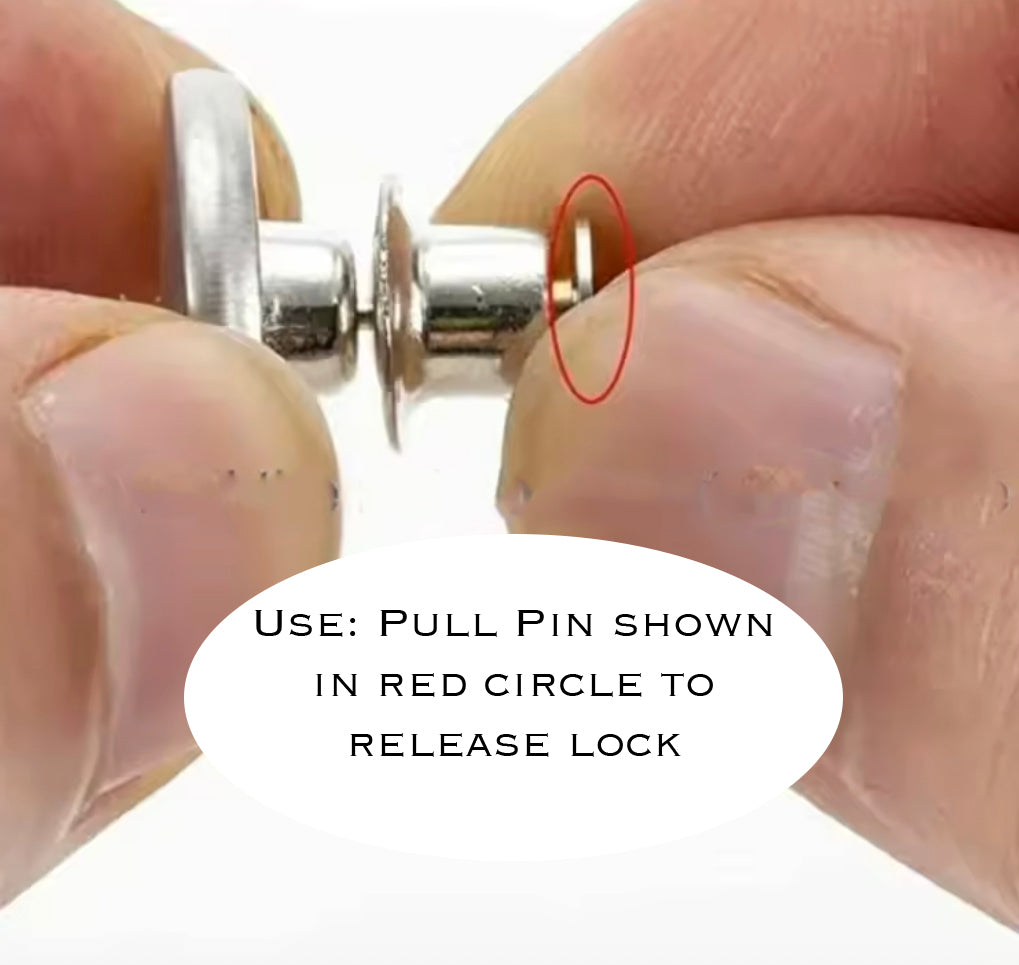 Adjustable Jean Button Silver Flower Repair Kit - Mending is better than ending!