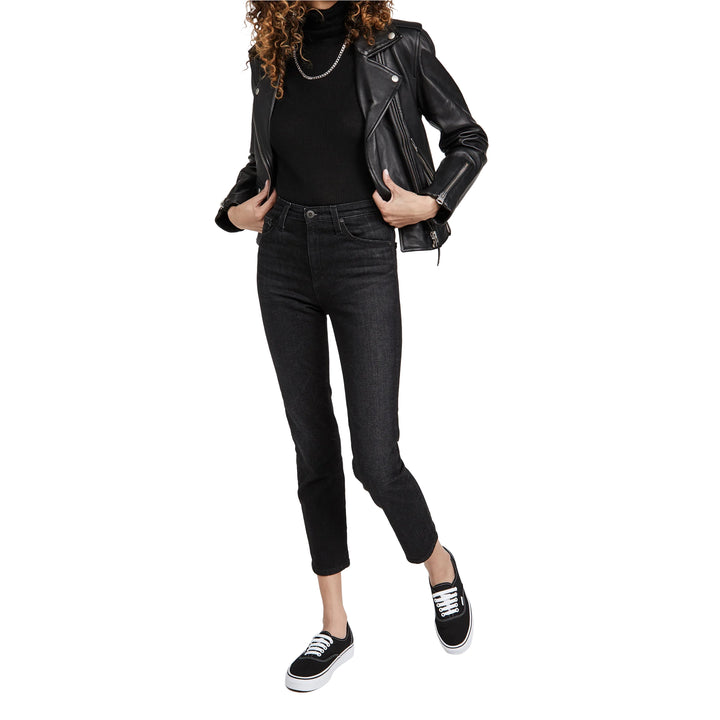 AG Adriano Goldschmied 'The Isabelle' High Rise Straight Crop Jeans- Size 26R