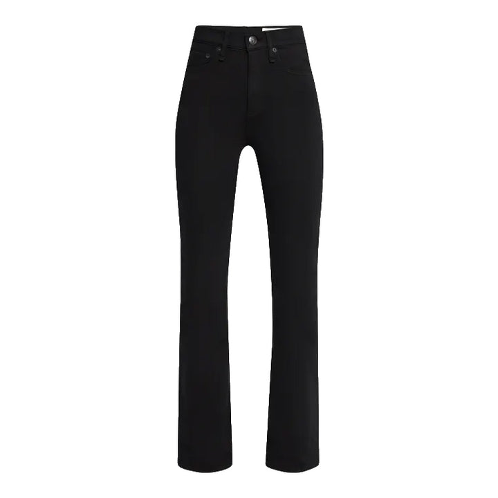NWT- AGOLDE 'Nico' Black Velvet High Rise Boot Cut Jeans- Size 27