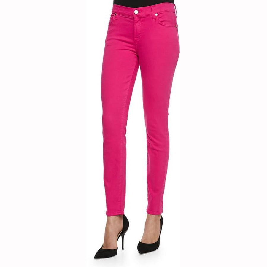 7 for all Mankind 'The Skinny' Hot Pink Jeans Size- 28
