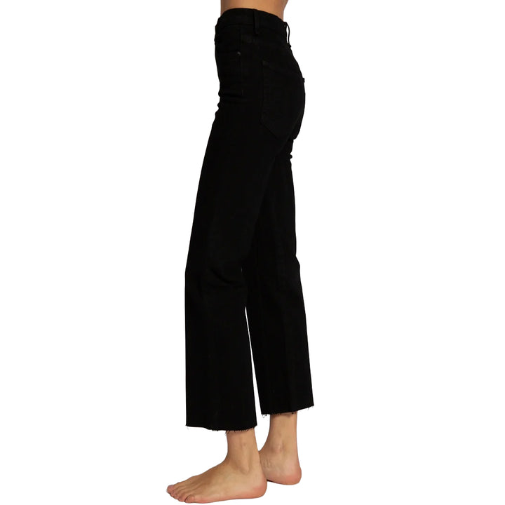 NWT- ASKK NY Black Crop Flare Jeans - Size 26